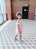 G.duck小黃鴨童裝女童夏裝雪紡連衣裙2026新款洋氣兒童公主裙寶寶夏季裙 粉色  120 (建議105-115cm 4-5.2周歲) 曬單實(shí)拍圖
