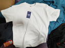 Lee dprre高端純白色500g重磅t恤夏季男款小領(lǐng)口加厚純棉短袖高支七分半袖 白色 XL 125-150斤 曬單實(shí)拍圖