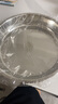 中諾316不銹鋼圓盤特大號加厚蒸腸粉涼皮盤涼皮鑼鑼蒸年糕平底盤菜盤 24cm+26cm【兩件套】 曬單實拍圖