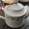 花安家白陶瓷骨質(zhì)瓷大溫泡茶壺過(guò)濾冷水壺咖啡壺家用茶壺茶具瓷器 4號(精品茶壺 1000ml 曬單實(shí)拍圖