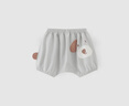 乖奇熊男女寶寶純棉短褲夏季薄款大PP褲防蚊抗菌嬰兒休閑哈倫褲子 冰灰藍/汪汪狗 90 曬單實(shí)拍圖