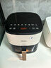美的（Midea）空氣炸鍋AI烹飪不用翻面 家用全自動智能觸控 透明可視實用大容量 金屬腔體無異味5.3L MF-KZC5388 曬單實拍圖