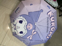 正品三麗鷗庫洛米晴雨傘全自動可愛女學(xué)生折疊高顏值防曬遮陽傘 賣萌庫洛米-自動三折傘 曬單實(shí)拍圖