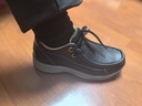 Walker Shop奧卡索運動(dòng)健步鞋女鞋復古女士休閑鞋女厚底媽媽鞋子V133702 曬單實(shí)拍圖