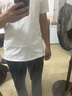 花花公子（PLAYBOY）2025新款夏季一?？勰惺慷绦鋞恤V領(lǐng)中青年寬松休閑半袖體恤薄 YDSS/D2599白色 短袖T恤 XL 175 【建議135-150斤】 曬單實(shí)拍圖