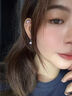 Lnieer999足銀超閃星星耳扣耳圈女小眾設計感高級精致耳環(huán)2025新款耳飾 星星耳環(huán)【999足銀】 曬單實拍圖