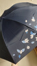 天堂傘晴雨傘銀膠防曬傘太陽(yáng)傘遮陽(yáng)傘三折傘折疊傘女兩用傘336T銀絲印 藏青（銀膠款336銀絲?。?8骨 曬單實(shí)拍圖