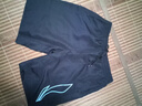 李寧（LI-NING）短褲男運動(dòng)跑步健身籃球訓練游泳五分褲速干透氣薄款夏休閑運動(dòng)褲 117-1黑色【拉鏈口袋時(shí)尚LOGO】 M 【170】 曬單實(shí)拍圖