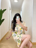 族瑪士親膚純棉睡衣女2025新款夏天全棉薄短袖短褲可外穿家居服夏季套裝 S85208#中袖短褲-油畫(huà)彩盤(pán) M 【建議105-125斤穿】尺碼偏大 曬單實(shí)拍圖