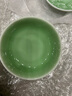 龍泉青瓷光面小號(hào)加厚調(diào)味碟醬油碟醋碟醬料碟陶瓷家用燒烤日料火鍋蘸料碟 梅子青 4英寸 曬單實(shí)拍圖