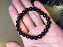 侗秘天然黑曜石手串男金曜石轉(zhuǎn)運(yùn)珠冰種彩眼本命年黑曜石手鏈女 烏金黑曜石6mm【安神】 曬單實(shí)拍圖
