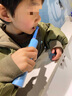 兒童旋轉(zhuǎn)電動(dòng)牙刷充電式圓頭2-3-4-6-12歲以上男女寶寶小孩護(hù)齦軟毛 六一兒童節(jié)禮物 藍(lán)色+共2個(gè)刷頭 曬單實(shí)拍圖