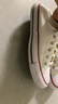 匡威（Converse）all star帆布鞋男鞋女鞋經(jīng)典低幫運動(dòng)休閑鞋中性情侶白色101000 101000 白色常青款 37 曬單實(shí)拍圖