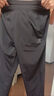 特步梭織長褲男士夏季吸濕速干酷干科技冰絲透氣運動褲子休閑直筒褲 正黑色-酷干科技吸濕速干彈力 2XL (185) 曬單實拍圖
