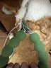 颯望德國(guó)狗狗牽引繩p繩p鏈小型大型中型犬狗鏈遛狗訓(xùn)犬訓(xùn)練防爆沖牽引 長(zhǎng)150cm直徑0.7cm【1-90斤】 曬單實(shí)拍圖