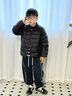 雅鹿兒童輕薄羽絨服內膽男童女童寶寶中大童小童學(xué)生校服神器內穿內搭 黑色 140 曬單實(shí)拍圖