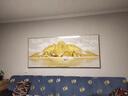 ZOCI日落金山掛畫(huà)背靠客廳尺寸掛畫(huà)金山壁畫(huà)山水畫(huà)金山日照背景墻大 家有靠山 高清藝術(shù)油畫(huà)布(啞光質(zhì)感)180*75 曬單實(shí)拍圖
