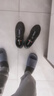 回力男鞋夏季透氣學(xué)生跑步氣墊減震增高運(yùn)動(dòng)休閑鞋子 黑/藍(lán)  42  曬單實(shí)拍圖