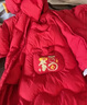 迷你巴拉羽絨服連體衣加厚外出拜年服嬰兒衣服紅色2025新【新年季聯(lián)名款】 曬單實(shí)拍圖
