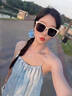 圣保美法式海邊度假藍(lán)色露背吊帶連衣裙子女夏季2025年新款氣質(zhì)沙灘長(zhǎng)裙 【藍(lán)色】?jī)?yōu)質(zhì)版 L 碼 曬單實(shí)拍圖