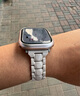 Apple/蘋果 Watch Series 10 智能手表GPS款46毫米玫瑰金色鋁金屬表殼淡桃粉色運(yùn)動(dòng)型表帶M/L MX2A3CH/B 曬單實(shí)拍圖