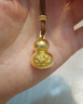 明牌珠寶 福祿生花 足金古法黃金葫蘆吊墜AFC0577工費1500 足金吊墜 約12.37克 曬單實(shí)拍圖
