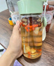 物生物玻璃杯耐高溫泡茶杯高顏值茶水分離大容量男士夏季水杯女生日禮物 曬單實(shí)拍圖