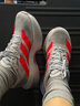 adidas adizero Evo SL W競速美學(xué)超輕馬拉松跑鞋女阿迪達斯 金屬銀/亮紅色/亮金屬鐵灰   37   曬單實(shí)拍圖