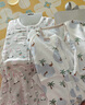nest designs連體衣嬰兒衣服爬服男童女童提花針織無袖連體衣 夏日沖浪 90cm 【左肩扣可開】 曬單實(shí)拍圖