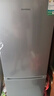 容聲158升雙開(kāi)二門(mén)兩門(mén)家用小電冰箱小戶(hù)型迷你超薄節能冷藏冷凍兩用出租房屋宿舍BCD-158E10BNLAJ銀色 曬單實(shí)拍圖