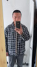 太平鳥男裝小香風(fēng)夾克翻領(lǐng)外套肌理感休閑寬松夾克 黑色1（寬松） L  曬單實拍圖