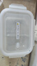 京東京造 飯盒 微波爐上班族學生便當高硼硅玻璃餐盒大容量2分格1L 曬單實拍圖