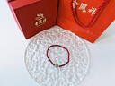 老鳳祥和田玉轉(zhuǎn)運(yùn)手串女石榴石手鏈飾品七夕情人節(jié)媽媽生日禮物女友老婆 【深綠色】和田玉珠*鴻運(yùn)手鏈 曬單實(shí)拍圖
