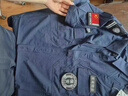速干保安服夏裝工作服全套2025款黑色短袖春秋服裝藍色作訓執勤服 黑色速干短袖單上衣+標志 160/S 建議105斤以?xún)?曬單實(shí)拍圖