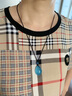 寶卡伊天然海藍(lán)寶吊墜男女高品藍(lán)水晶海藍(lán)寶平安無事牌吊墜送女友送媽媽 寶石級冰種水滴款11-12g 曬單實(shí)拍圖
