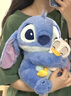 Disney史迪仔抱抱鴨子玩偶睡覺(jué)抱枕唐老鴨公仔史迪奇毛絨玩具大號(hào)禮物女 抱抱鴨史迪仔 45厘米(收藏加購(gòu)現(xiàn)貨速發(fā)) 曬單實(shí)拍圖