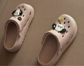 名創(chuàng  )優(yōu)品（MINISO）洞洞鞋女款2025新款eva防滑防臭沙灘鞋增高涼拖鞋女夏季外穿 石英粉+流汗狗 38-39 曬單實(shí)拍圖