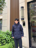 波司登（BOSIDENG）【反季】羽絨服新國標(biāo)90絨男短款新升級版型高包容連帽保暖外套 黑黛青5177 S 170/92A 曬單實拍圖