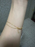 六福珠寶足金花絲玲瓏轉(zhuǎn)運珠黃金雙層手鏈送禮 計價 HEGTBB0001 3.39克(含工費368元) 曬單實拍圖