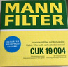 曼牌（MANNFILTER）CUK19004外置空調(diào)濾芯空調(diào)格濾清器適用于寶馬X3（F25）X4（F26） 曬單實(shí)拍圖
