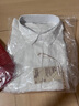 無印良品（MUJI）女式 漢麻水洗襯衫領(lǐng)長袖襯衫女士襯衣外套外衣 25年夏季女裝上衣 白色 L （165/88A） 曬單實拍圖