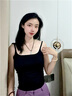 草本初色內(nèi)衣女無(wú)痕胸墊吊帶女上衣女2025新款背心夏外穿文胸罩 黑色  兩件9折 L 【40-60公斤】 曬單實(shí)拍圖