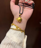 瑞諾黃金小金象吊墜女士新款足金999小象設(shè)計(jì)感項(xiàng)鏈生日禮物送女朋友 勿拍/精美包裝定金 曬單實(shí)拍圖