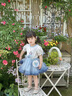 G.DUCKKIDS小黃鴨女童套裝春秋2024新款?lèi)?ài)莎公主裙甜美洋氣兒童紗裙開(kāi)衫外套 毛衣和裙子 110 尺碼4~5歲【100-110cm】 曬單實(shí)拍圖