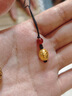 明牌珠寶七夕禮物足金古法黃金富甲天下擺件工藝品掛件車(chē)掛AFQ0143工費(fèi)150 黃金擺件 約1.37克 曬單實(shí)拍圖