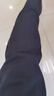 夢(mèng)特嬌（MONTAGUT）男士西褲25春夏輕薄透氣商務(wù)通勤斜紋直筒長褲易打理 藏青 33 曬單實(shí)拍圖