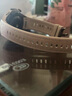 華為（HUAWEI）手表WATCH 5【咨詢享優(yōu)惠】智能運(yùn)動(dòng)健康eSIM獨(dú)立通話血氧呼吸體溫監(jiān)測(cè)風(fēng)險(xiǎn)評(píng)估男女士朋友4Pro 42mm星云杏丨杏色素皮復(fù)合表帶【皮表帶+貼膜】 曬單實(shí)拍圖