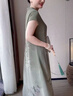 雪夕（XUEXI）媽媽裝中國(guó)風(fēng)長(zhǎng)裙子?jì)寢屩欣夏昱b夏裝2024新款中老年人連衣裙 曬單實(shí)拍圖