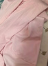 浪莎（LangSha）夏季薄款睡袍寬松華夫格男女浴衣美容院酒店浴袍情侶可外穿睡衣女 華夫格粉色女[短.袖] L 120-150斤 【24H速發(fā)】 曬單實拍圖