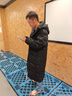 雅鹿極寒長款羽絨服男女2025新款加厚時尚連帽情侶過膝新國標保暖外套 黑色【情侶款】 2XL （160-175斤） 曬單實拍圖